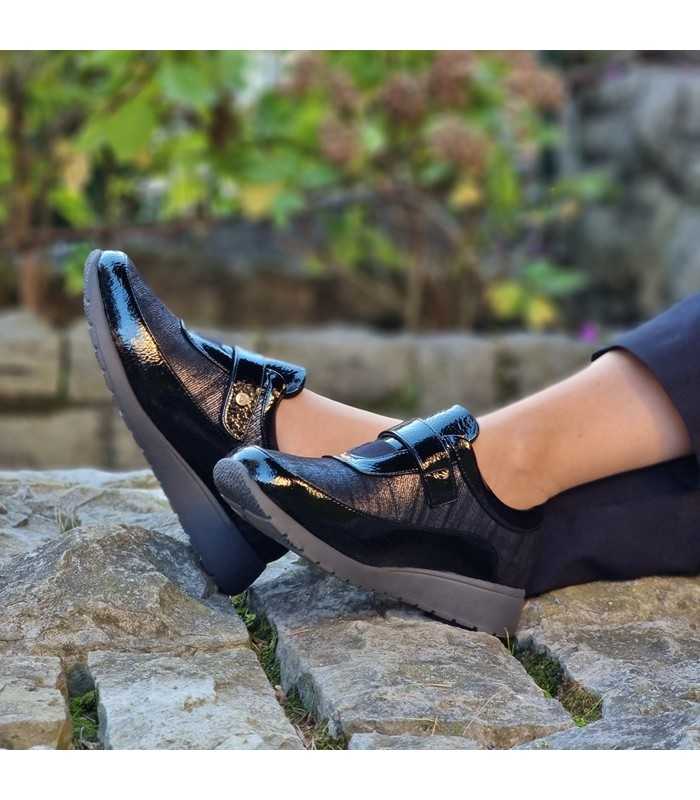zapatos negros mujer de Treintas